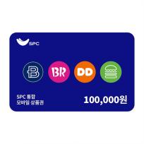 해피콘 SPC 통합 모바일 상품권 10만원권